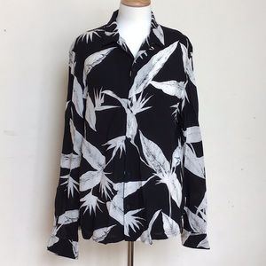 ALLSAINTS Black & White Men’s Shirt.
